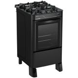 Fogao 4b esmaltec jade glass mesa vidro - preto