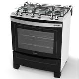 Fogão 5 Bocas Automático Triplachama Decorato Mueller Bivolt Preto