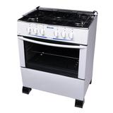 Fogão 5 Bocas Braslar Sirius Plus Automático Inox/Branco Bivolt