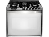 Fogão 5 Bocas Brastemp Ative! BYS5VARNNA - de Embutir Inox Grill Quadri-Chama Timer