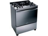 Fogão 5 Bocas Brastemp BFS5 VCR Inox - Turbo Chama Timer Acendimento Superautomático