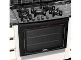Fogão 5 Bocas de Embutir Dako Preto com Grill - Acendimento Automático Dako Turbo Glass DE5VTP