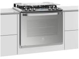 Fogão 5 Bocas de Embutir Electrolux de Mesa Prata - Acendimento Superautomático 76XGE