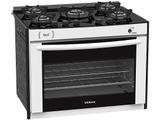 Fogão 5 Bocas de Embutir Venax Branco - Acendimento Automático Gaudi Prisma Vitreo