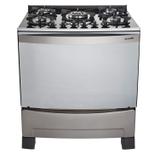 Fogão 5 Bocas Decorato Vetro Mueller Inox