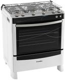 Fogão 5 Bocas Esmaltec Topazio Com Acendimento Automático e Timer-Branco