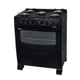 Fogão 5 Bocas Glass Top Plus com Mesa de Vidro Acendimento Automatico Braslar