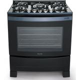 Fogão 5 bocas Mueller Decorato Mesa de Vidro Vetro