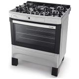 Fogão 5 Bocas Piacere Vetro Plus Automático Mueller Bivolt Inox