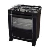 Fogão 5 Bocas Top Clean Control com Mesa de Vidro Acendimento Total Braslar