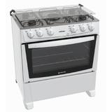 Fogao 5b atlas monaco c/acend limpa facil - branco