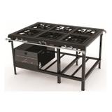 Fogão 6 Bocas 3 Duplas A Gás PMSD 603F Progás Com Forno B P
