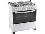 Fogão 6 Bocas Esmaltec Branco - Acendimento Automático Caribe