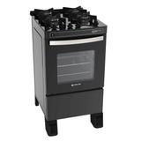 Fogão À Gás 4 Bocas Acendimento Automático Agile Glass Preto Atlas
