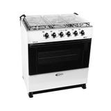 Fogão A Gás Clarice Delicato 5 Bocas Manual Forno 83 Litros Branco