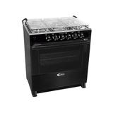 Fogão A Gás Clarice Delicato Plus 5 Bocas Inox/Preto Bivolt