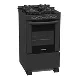 Fogao a gas da vinci vitreo 4 q preto fosco - venax