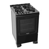 Fogão A Gás Dako Glass DP4VU-PF0 4 Bocas Bivolt Mesa De Vidro Preto