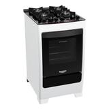 Fogão a Gás de Piso 4 Bocas Dako Supreme Glass Branco Bivolt