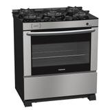 Fogão a Gás Del Plus Vítreo 5 Bc Inox GLP Venax