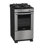 Fogão a Gás Delplus Vítreo 4 Bc Inox GN Venax