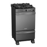 Fogão A Gás GLP Venax Palladio Vítreo 4 Bocas Inox
