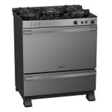 Fogão A Gás Glp Venax Palladio Vitreo 5 Queimadores Inox