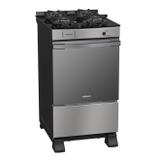 Fogão A Gás GLP Venax Picasso Vítreo 4 Bocas Bivolt Inox