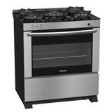 Fogão A Gás Gn Venax Delplus Vitreo 5 Queimadores Inox Bivolt