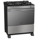 Fogão A Gás Gn Venax Picasso Vitreo 5 Queimadores Inox Bivolt