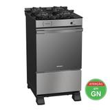 Fogão A Gás Picasso Vitreo 4 Bocas Bivolt Gás Natural Inox - Venax
