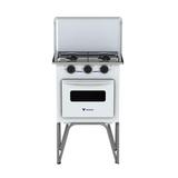 Fogão A Gás Portátil Venax Gemini 2 Bocas Com Forno Branco