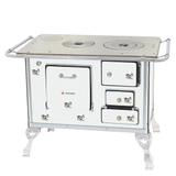 Fogão a Lenha Tradicional Venâncio 01 Branco Vaquinha