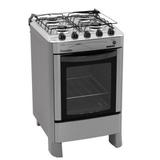 Fogão Ágata 4 Bocas 9,6kWh 56L Automático Inox - ESMALTEC