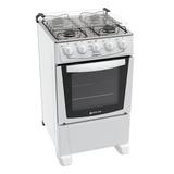 Fogão Atlas 4 bocas branco com forno Limpa Fácil Coliseum - Forno 50L - Atlas eletrodomésticos