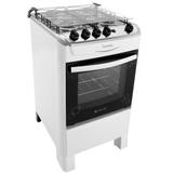 Fogão Atlas 4 Bocas Fastcook com Top Control e Queimadores Família-Branco