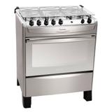 Fogão Atlas 5 Bocas Fastcook Inox Acendimento Automático