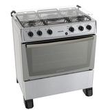 Fogão Atlas 5 bocas inox Mônaco com Acendimento automático - Bivolt - Atlas eletrodomésticos