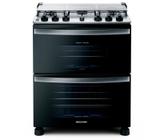 Fogão Brastemp 5 Bocas Duplo Forno Branco Com Botões Removíveis E Exclusivo Aro Protetor - BFD5NCB