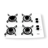Fogão Cooktop 4 Bocas Askoi à Gás Super Automático Branco