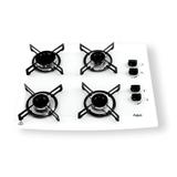 Fogão Cooktop 4 Bocas Askoi à Gás Super Automático Branco