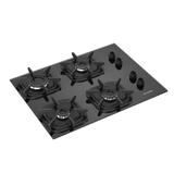 Fogão Cooktop 4 Bocas Gás GLP Mueller Superautomático Preto Bivolt