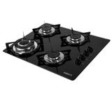 Fogão Cooktop 4 Bocas V400tc Preto Inox Bivolt - Fogatti eletrodomésticos