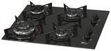 Fogão Cooktop 4Q Tripla Chama Fit Line Gás Mesa Vidro Fischer
