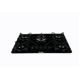 Fogão Cooktop 5 Bocas Mega Chama Super Automático Easy Clean Braslar