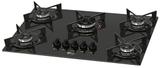 Fogão Cooktop 5Q Fit Line Gás Mesa Vidro Fischer