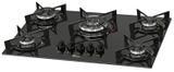 Fogão Cooktop 5Q Tripla Chama Fit Line Gás Mesa Vidro Fischer