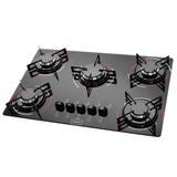 Fogão Cooktop Á Gás Automático 5 Bocas Atalanta Realce