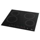 Fogão Cooktop Fischer 4 Queimadores Mesa Vitrocerâmica 220V Preto