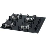 Fogão Cooktop Fischer 4Q Gás Mesa Vidro Bivolt